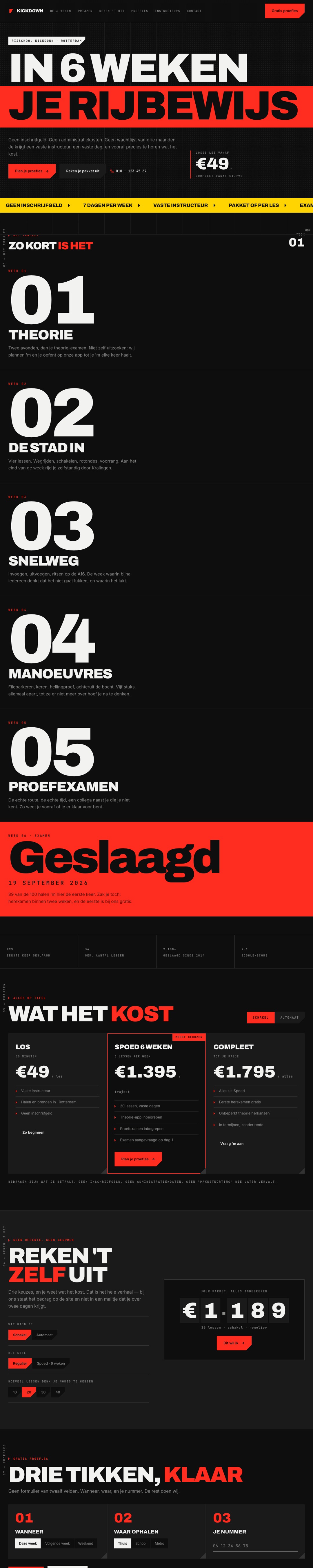Voorbeeld van het ontwerp Bold
