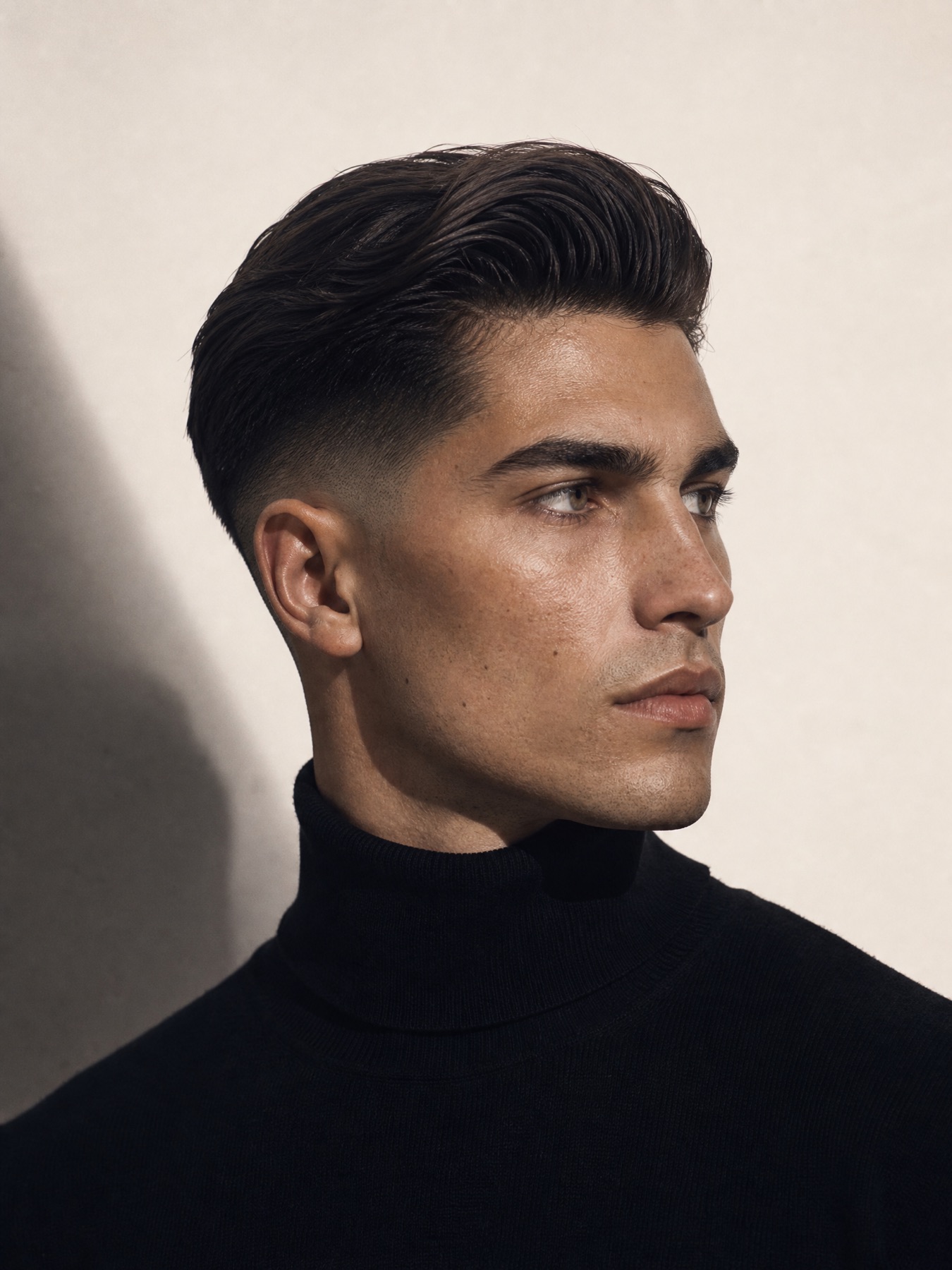 Onberispelijke low fade, editorial